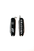 " S.A.K. " - UNLUCKY - BLACK/WHITE