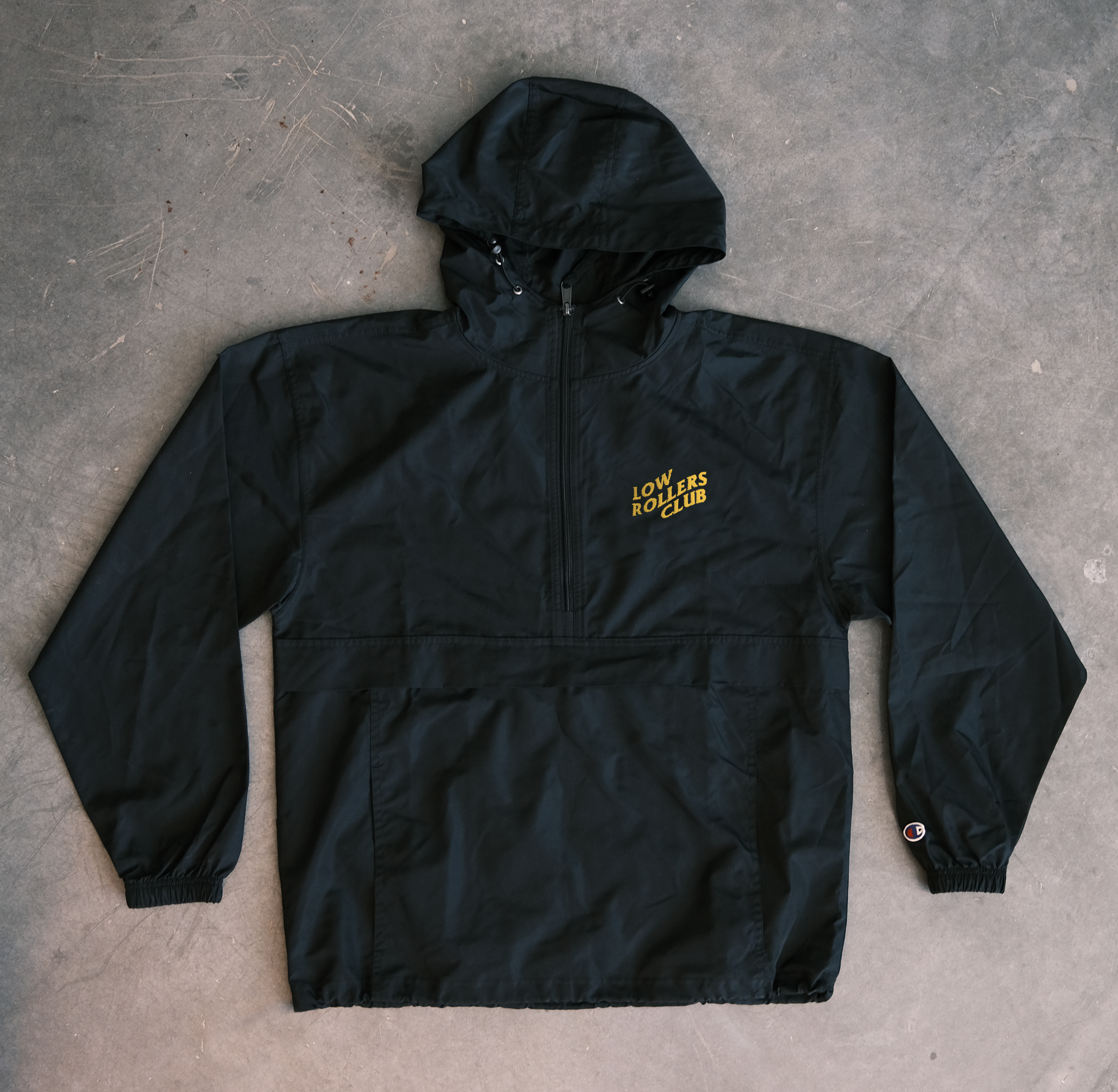 " OG CHAMPION WINDBREAKER " - BLACK/GOLD