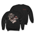 LRC X WLK - " CHOCOLATE CHIP MISFORTUNE "- BLACK CREWNECK