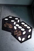 " HARDWAYS " - BLACK DICE RUG