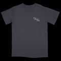" SCRIPT " - DOLPHIN BLUE HEAVYWEIGHT TEE