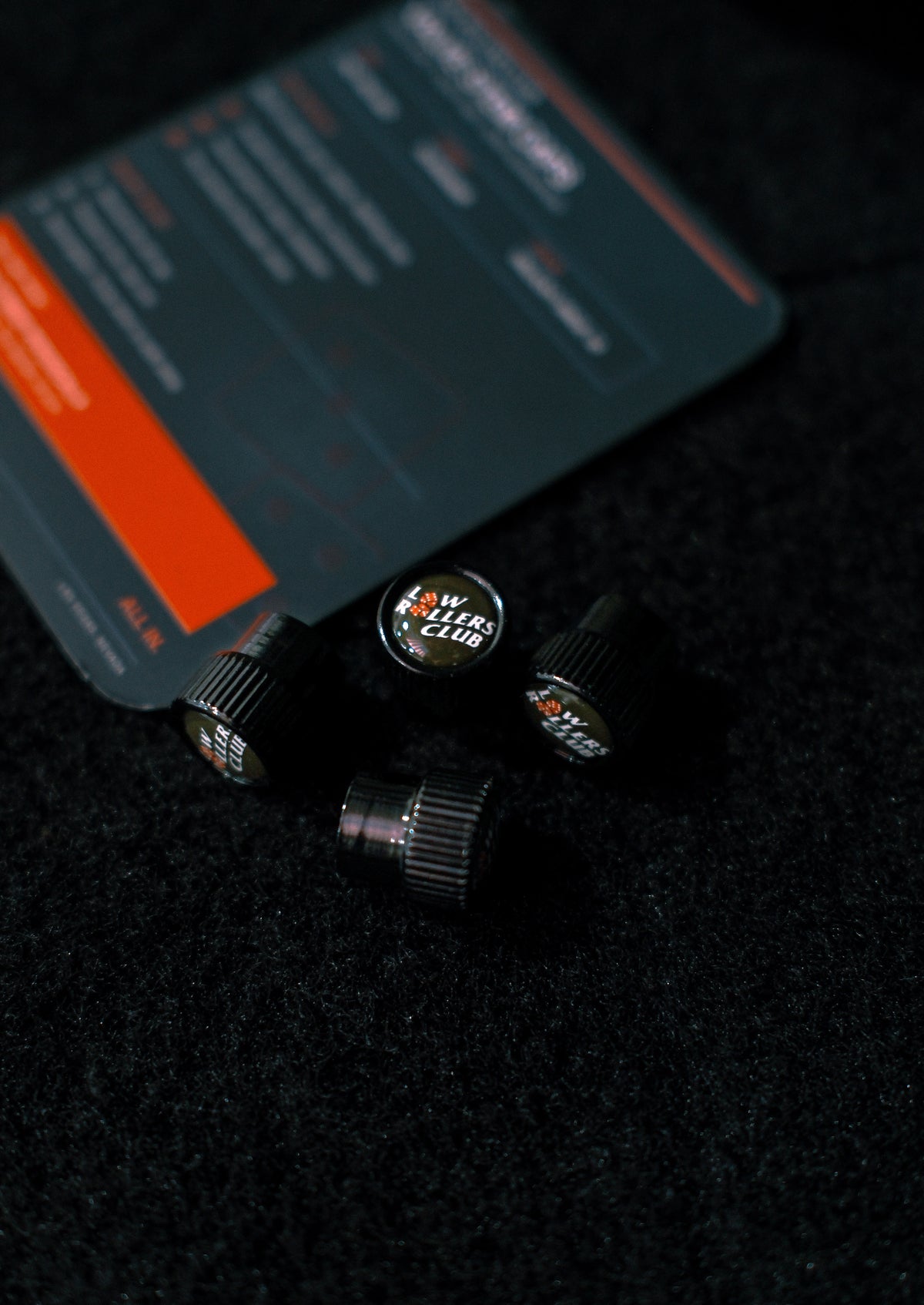 SKETCHY DICE - " TIRE VALVE STEM CAPS " – Low Rollers Club
