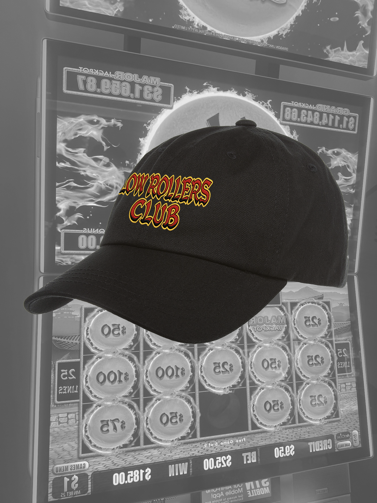 " LRC LINK" - DARK GREY DAD HAT