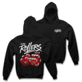 " HOT ROLL " - HEAVYWEIGHT HOODIE  - BLACK