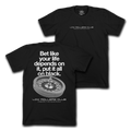 " LRC X FT " - ROULETTE -  HEAVYWEIGHT BLACK TEE