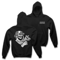 LRC x WLK - " MONOCHROME  " -  BLACK HEAVYWEIGHT HOODIE