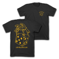 " MASTER OF DICE " - HEAVYWEIGHT TEE -  BLACK/GOLD