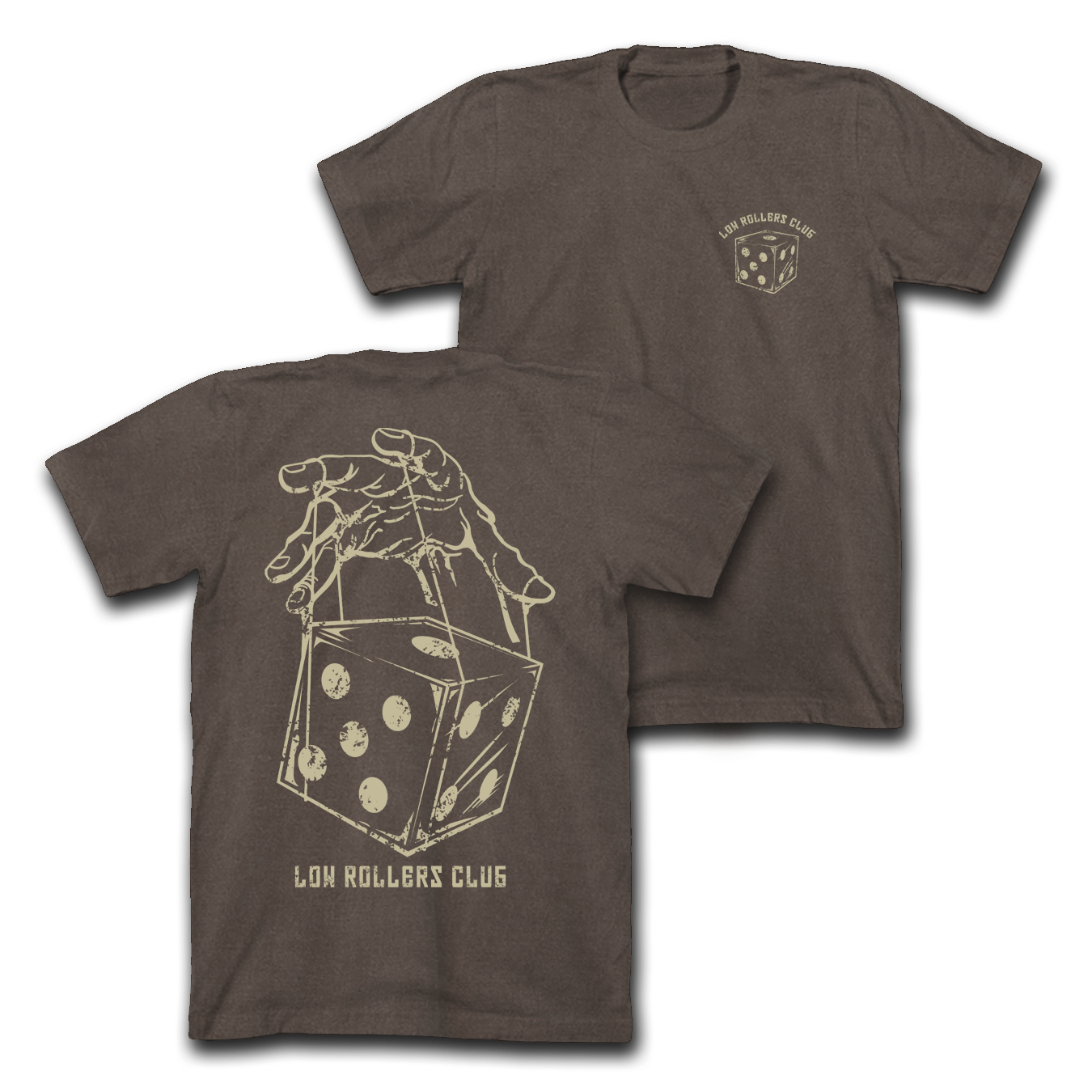 " MASTER OF DICE " - HEAVYWEIGHT TEE - COCOA