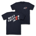 " FLIP IT SKETCHY DICE " - MIDWEIGHT TEE - MIDNIGHT BLUE