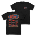 " PINBALL " - HEAVYWEIGHT TEE  - BLACK