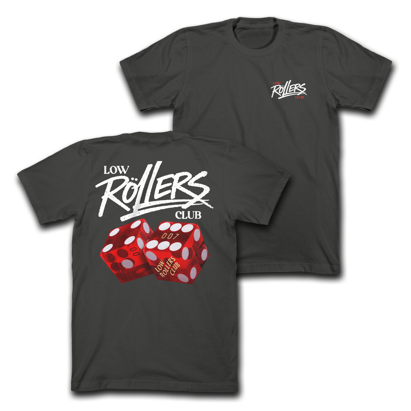 " HOT ROLL " - MIDWEIGHT TEE - CHARCOAL