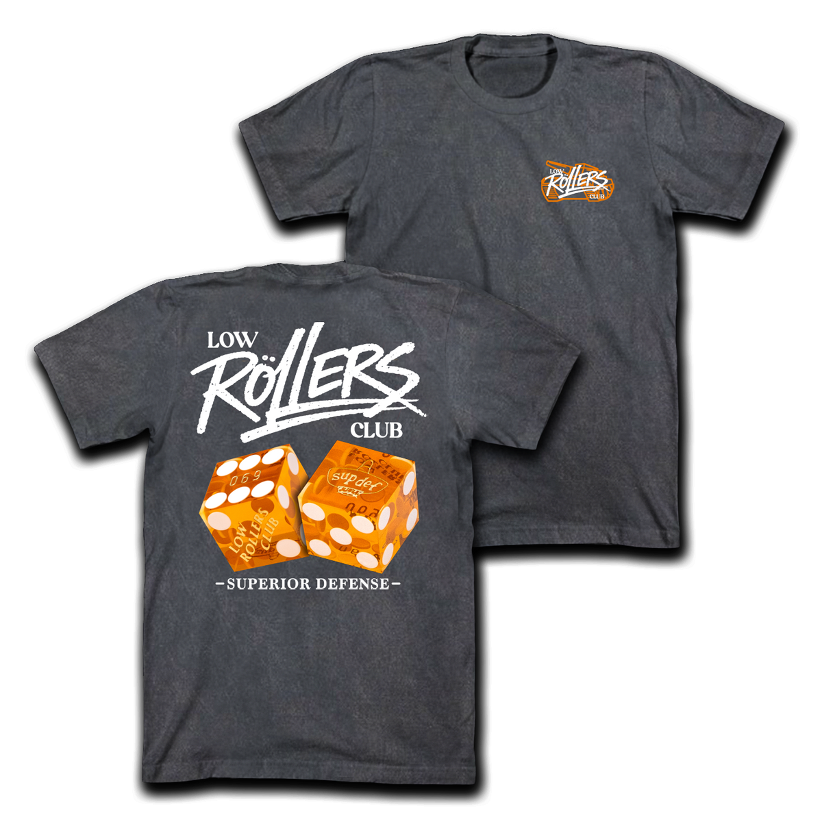 " EL HOT ROLL " - HEAVYWEIGHT TEE - CARBON