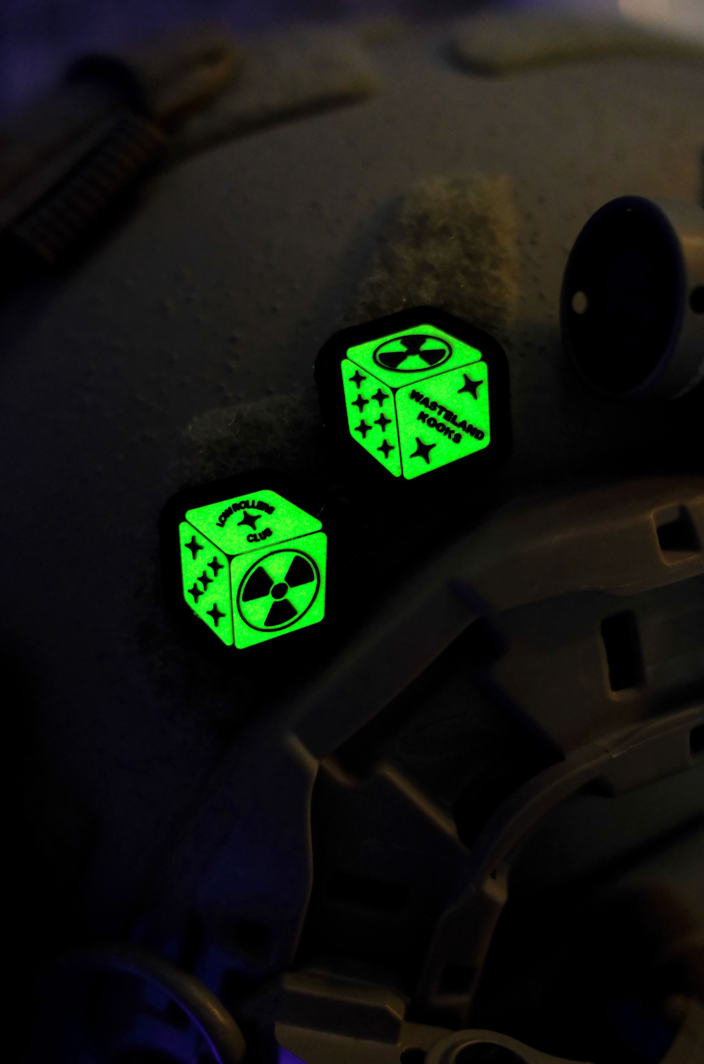 LRC x WLK - " NUCLEAR WASTELAND DICE  " - PVC PATCH