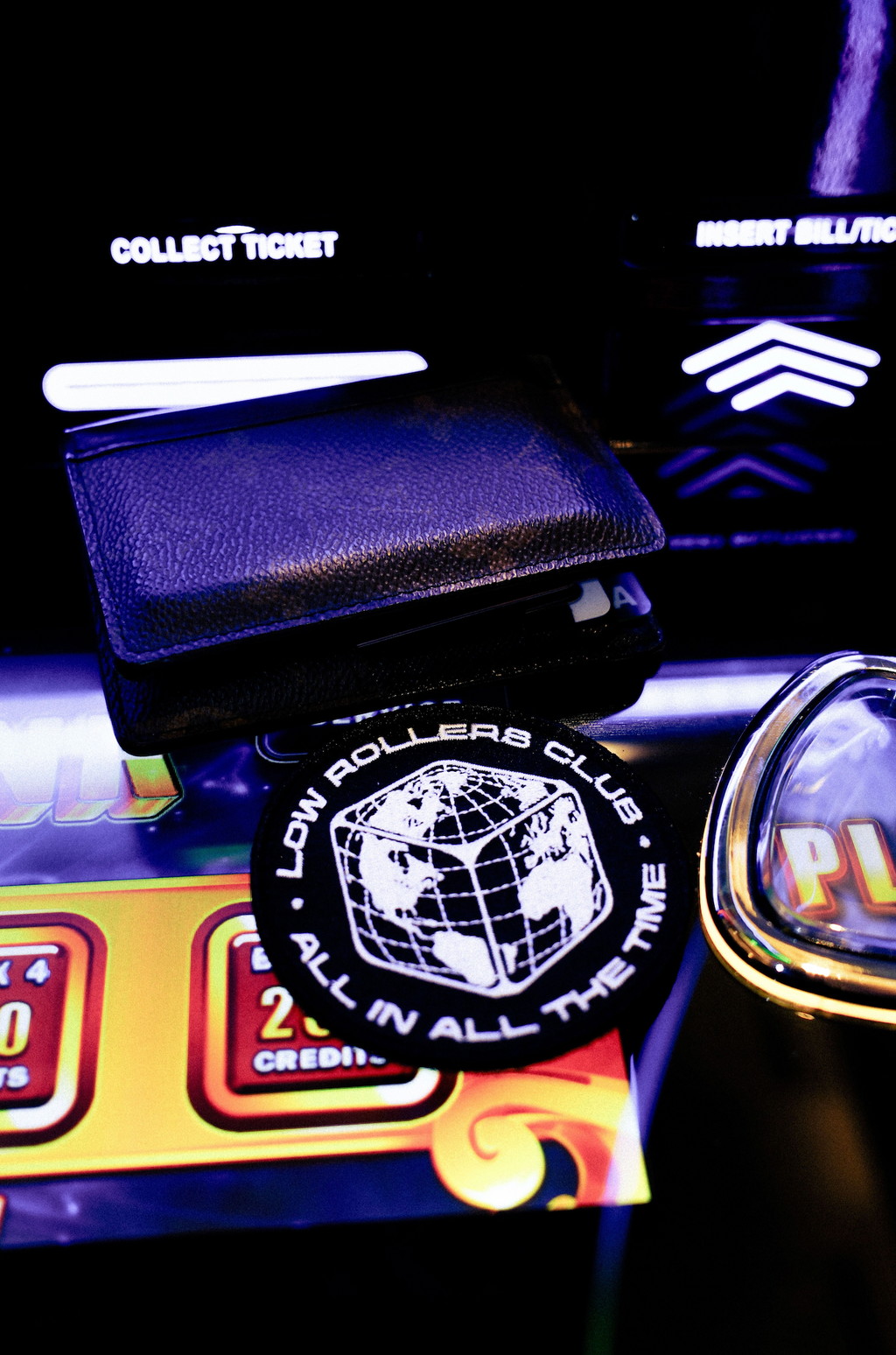 " GLOBAL ENTERPRISE " - EMBROIDERED PATCH - BLACK/WHITE