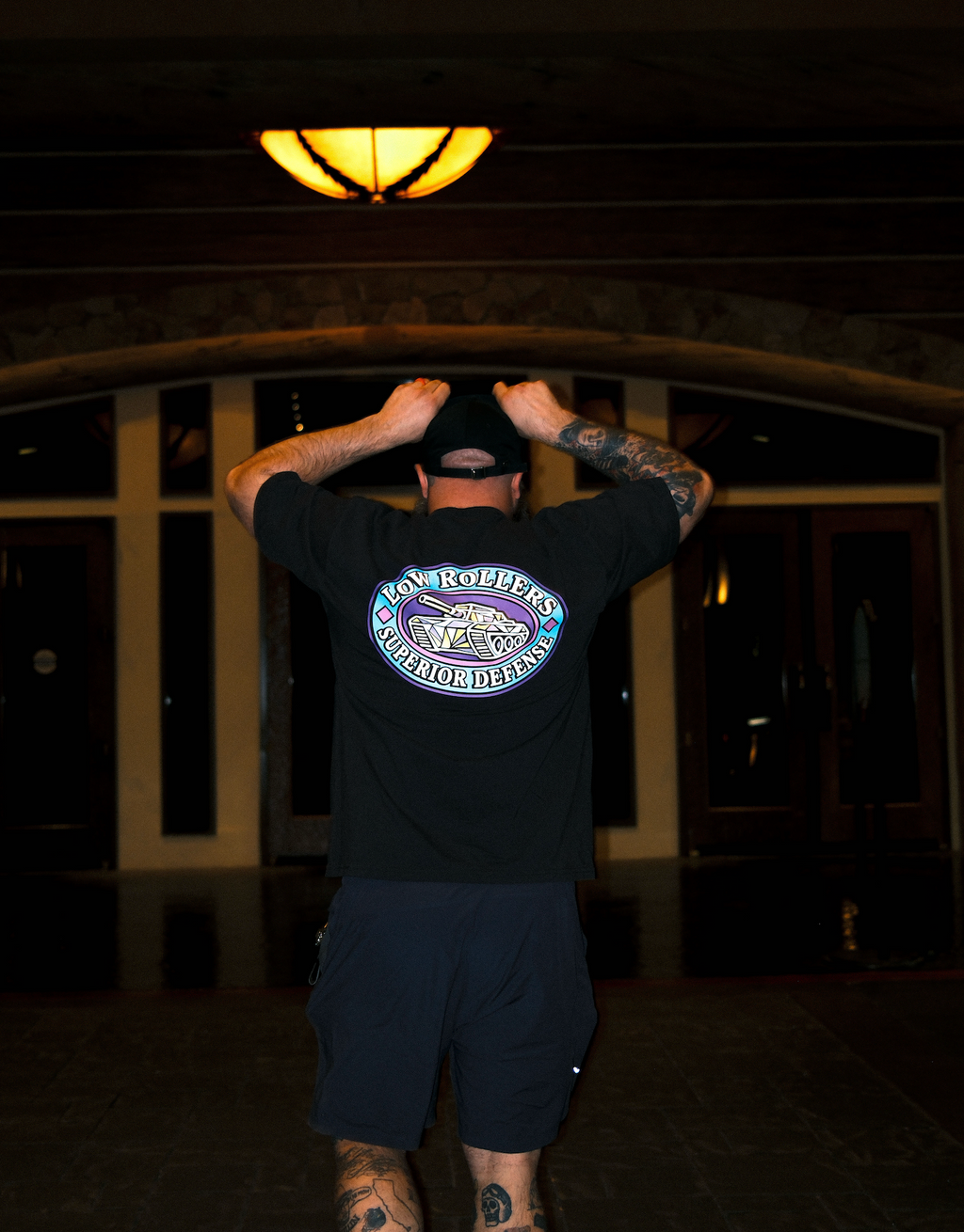 " DIAMOND DEFENSE " - HEAVYWEIGHT TEE - BLACK