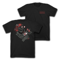 LRC x WLK - " UNLUCKY MISFORTUNE  " -  BLACK HEAVYWEIGHT TEE