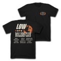 " GLOBAL TOUR " - BLACK HEAVYWEIGHT TEE
