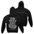 " LRC X FT " - ROULETTE - BLACK HEAVYWEIGHT HOODIE